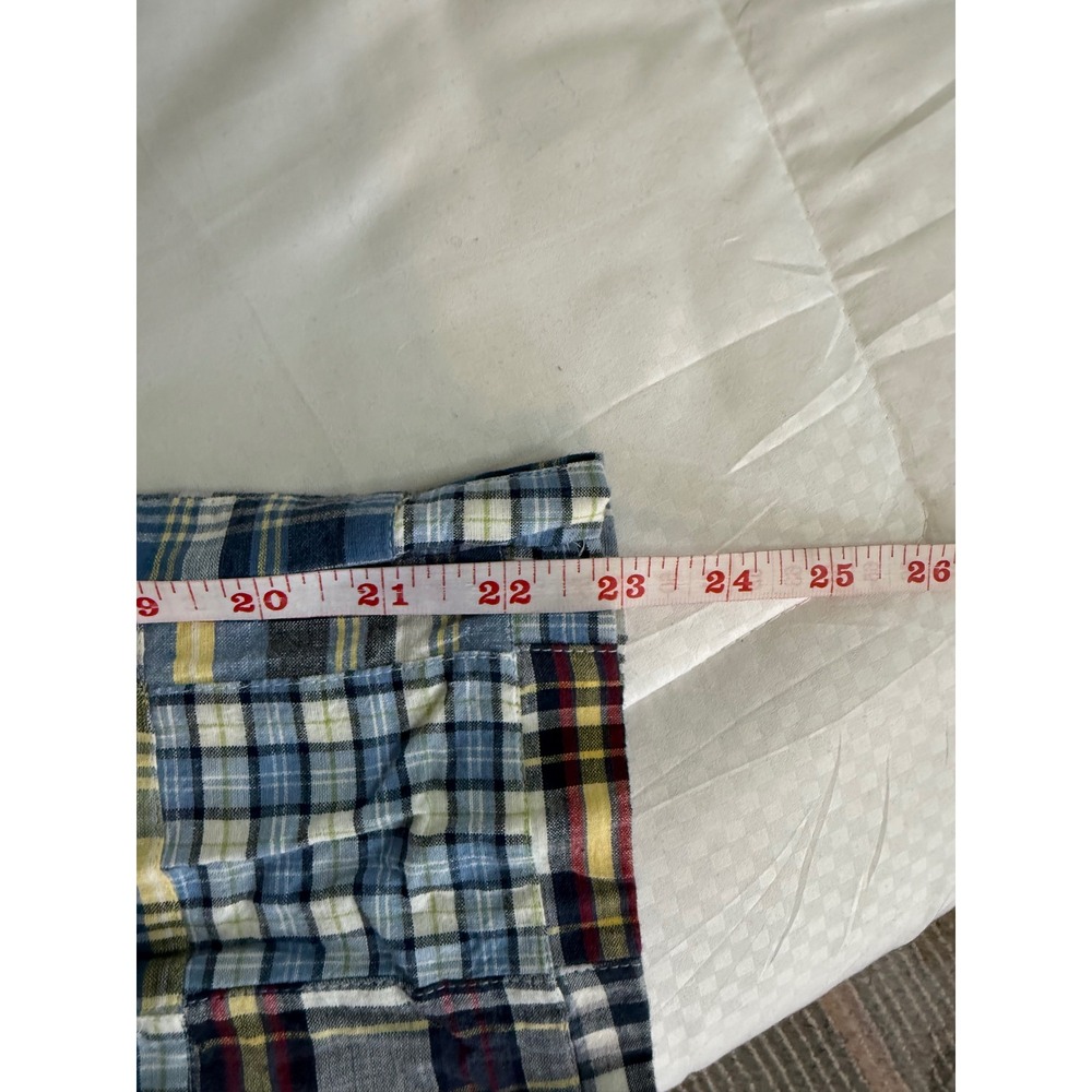 J Mclaughlin Patchwork Madras Plaid Pants Womens … - image 7